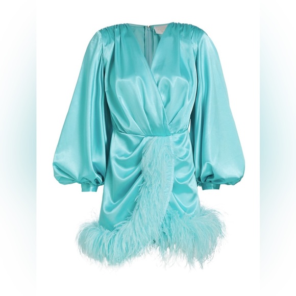 $850 Bronx and Banco
Farah Feather-Hem Minidress size 8 - Picture 5 of 13